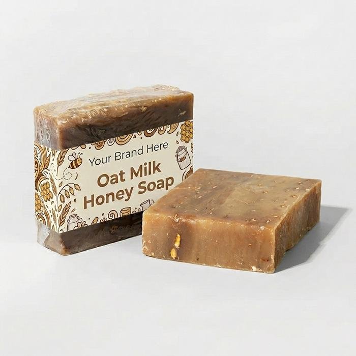 oat-milk-honey-soap (1) Oat Milk Honey Soap - Image 1